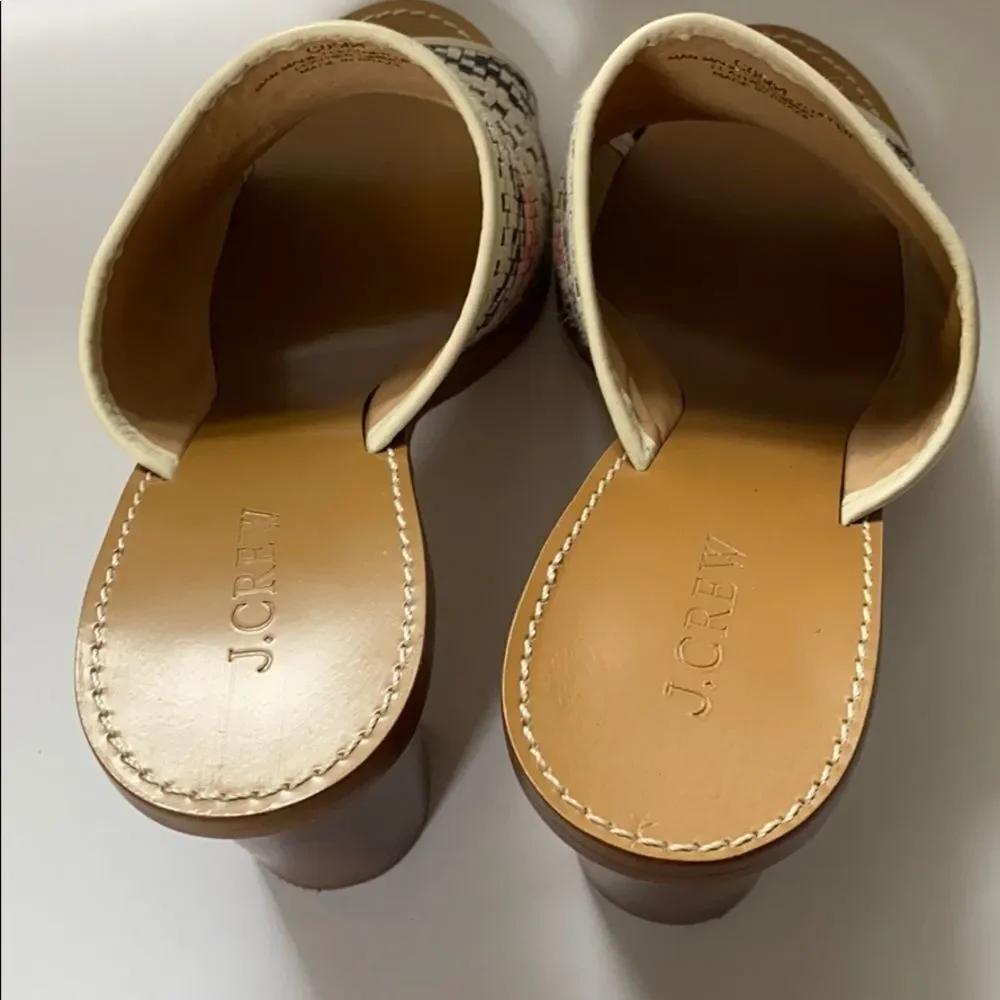 J. Crew Marlow Fabric Mules 10